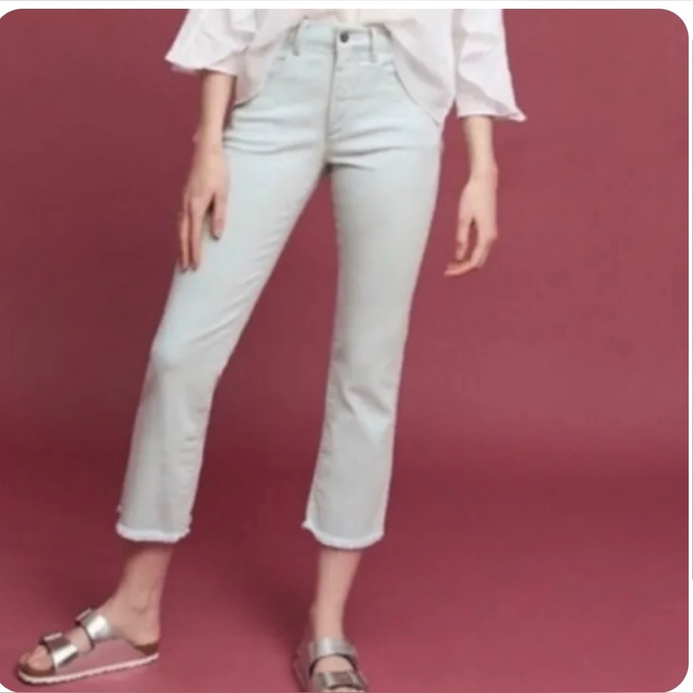 💥BOGO💥 Anthropologie Pilcro Jeans, Mint color. Size 31